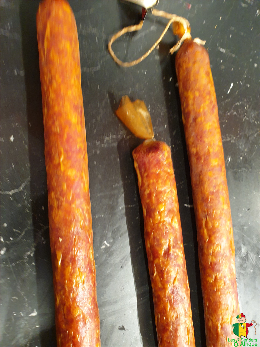 Salami piquant Viande Fumée Chez Chantal Vente en ligne en gros et